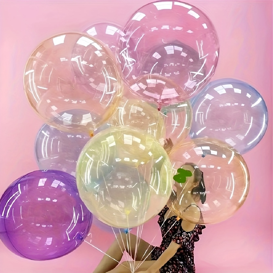 Led Balloon Light - 8pcs 크리스탈 팝 포 볼 투명