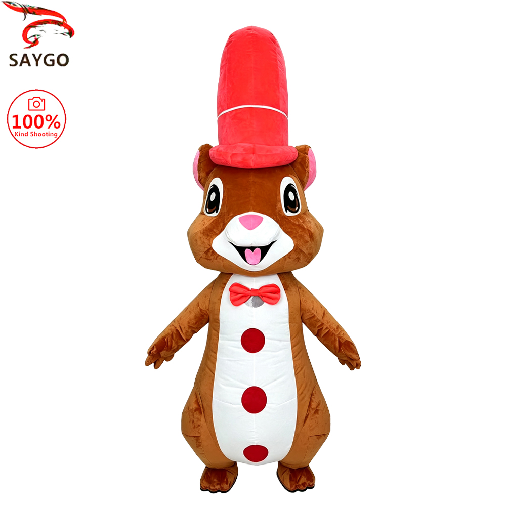 Event Party - SAYGO 빨간 모자 다람쥐 인형 의상,