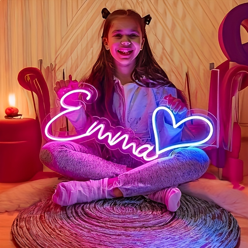 맞춤형 네온 LED 벽걸이 사인 (디머 포함), USB - Neon Sign Party 리뷰 및 가격