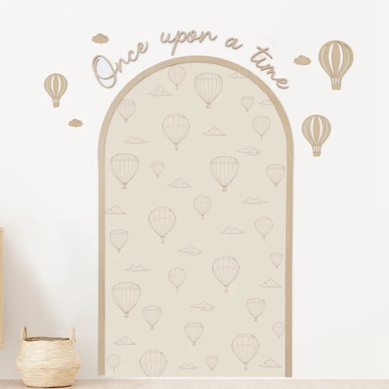 나무 열기구 모양 아치 프레임 90X150cm + 완성 - Balloon Arch Kit 리뷰 및 가격