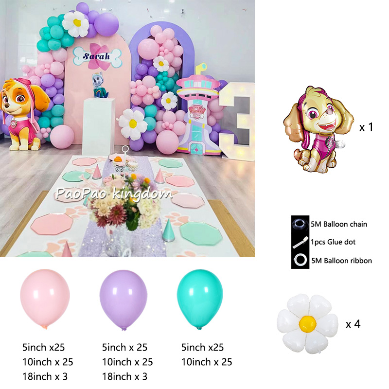 DIY 펫 패트롤 소녀 캐릭터 풍선 아치 가랜드 키트, - Balloon Arch Kit 리뷰 및 가격