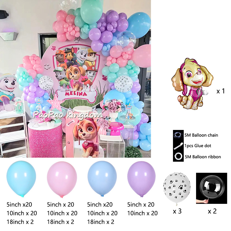DIY 펫 패트롤 소녀 캐릭터 풍선 아치 가랜드 키트, - Balloon Arch Kit 리뷰 및 가격