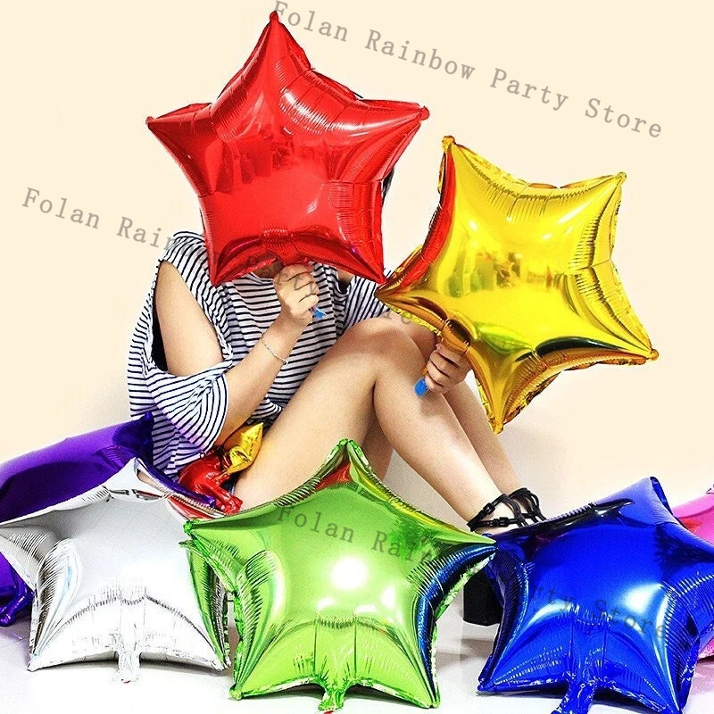 18 인치 별 모양의 호일 풍선 생일 웨딩 베이비 샤워 - Balloon Pump Hand 리뷰 및 가격