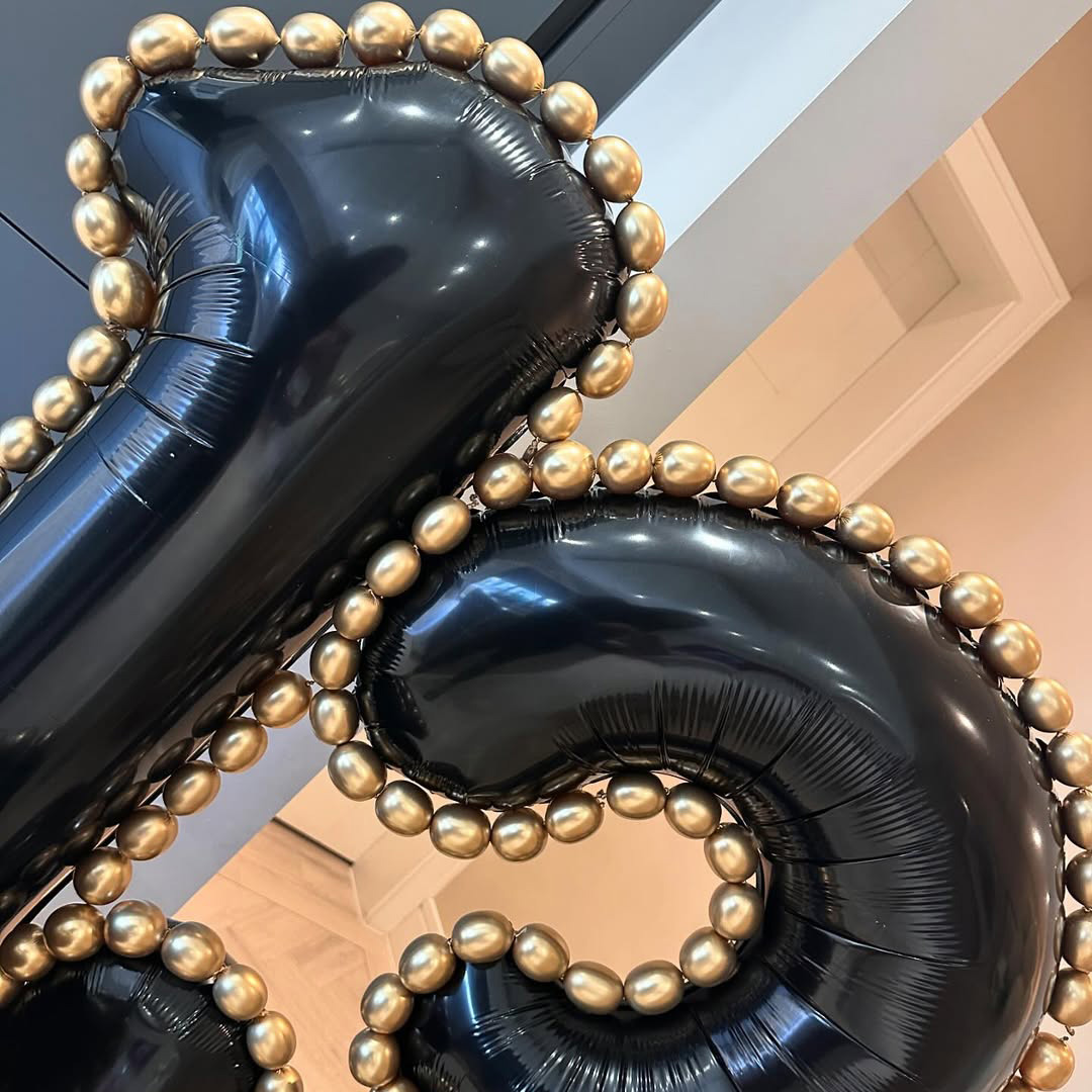 블랙 디지털 컬럼 풍선 세트, 하트 모양 알루미늄 포일 - Led Balloon Light 리뷰 및 가격