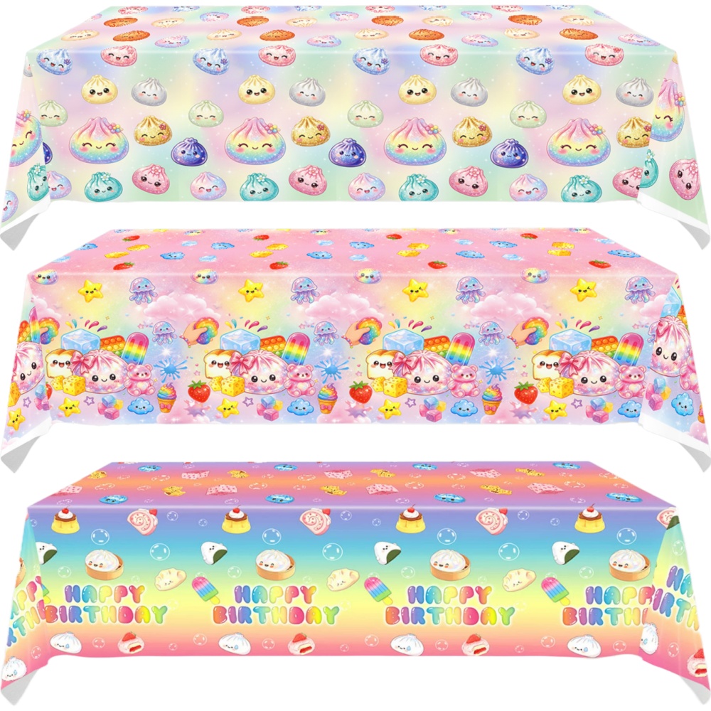 137x274cm 일회용 스퀴시 만두 테이블보 생일 파 - Table Cloth Disposable 리뷰 및 가격