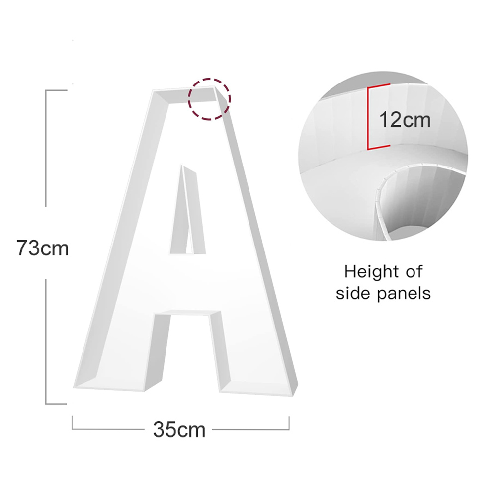 73cm 글자 풍선 프레임 모자이크 A-Z 대형 글자  - Event Z 리뷰 및 가격